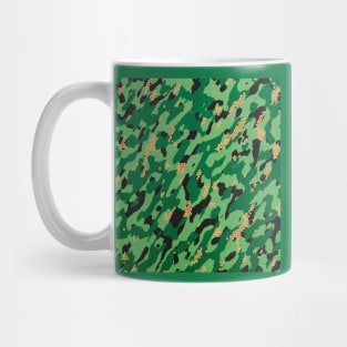 Camouflage - Green and light green Mug